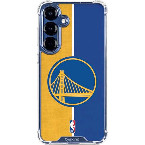 NBA Golden State Warriors Canvas Galaxy S25 Clear Case